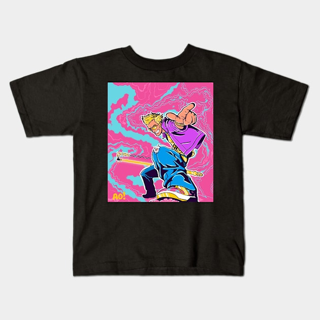 No More Heroes Candy Kids T-Shirt by AOShrimp